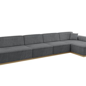 Narożnik prawostronny bez funkcji spania IREA-L3-v2 412x165x80 Ciemnoszary 755623