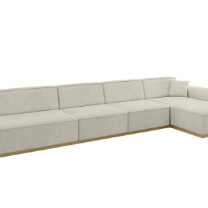 Narożnik prawostronny bez funkcji spania IREA-L3-v2 412x165x80 Kremowy 755569 Narożnik prawostronny bez funkcji spania IREA-L3-v2 412x165x80 Kremowy 755569