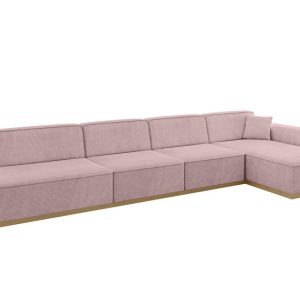 Narożnik prawostronny bez funkcji spania IREA-L3-v2 412x165x80 Różowy 755552 Narożnik prawostronny bez funkcji spania IREA-L3-v2 412x165x80 Różowy 755552