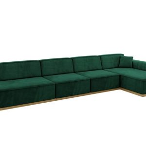 Narożnik prawostronny bez funkcji spania IREA-L3-v2 412x165x80 Zielony 755572 Narożnik prawostronny bez funkcji spania IREA-L3-v2 412x165x80 Zielony 755572