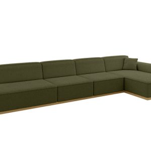 Narożnik prawostronny bez funkcji spania IREA-L3-v2 412x165x80 Zielony 755506 Narożnik prawostronny bez funkcji spania IREA-L3-v2 412x165x80 Zielony 755506