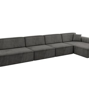 Narożnik prawostronny bez funkcji spania IREA-L3-v3 412x165x77 Ciemnoszary 775522 Narożnik prawostronny bez funkcji spania IREA-L3-v3 412x165x77 Ciemnoszary 775522