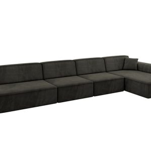 Narożnik prawostronny bez funkcji spania IREA-L3-v3 412x165x77 Czarny 775551 Narożnik prawostronny bez funkcji spania IREA-L3-v3 412x165x77 Czarny 775551