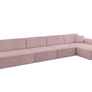 Narożnik prawostronny bez funkcji spania IREA-L3-v3 412x165x77 Różowy 775539 Narożnik prawostronny bez funkcji spania IREA-L3-v3 412x165x77 Różowy 775539