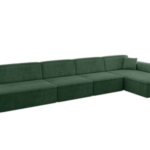 Narożnik prawostronny bez funkcji spania IREA-L3-v3 412x165x77 Zielony 775576 Narożnik prawostronny bez funkcji spania IREA-L3-v3 412x165x77 Zielony 775576