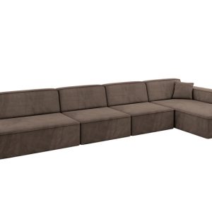 Narożnik prawostronny bez funkcji spania IREA-L3-v4 412x165x77 Brązowy 775299 Narożnik prawostronny bez funkcji spania IREA-L3-v4 412x165x77 Brązowy 775299