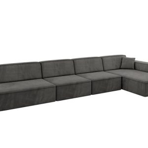 Narożnik prawostronny bez funkcji spania IREA-L3-v4 412x165x77 Ciemnoszary 775288 Narożnik prawostronny bez funkcji spania IREA-L3-v4 412x165x77 Ciemnoszary 775288