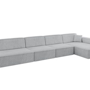 Narożnik prawostronny bez funkcji spania IREA-L3-v4 412x165x77 cm Szary 775404 Narożnik prawostronny bez funkcji spania IREA-L3-v4 412x165x77 cm Szary 775404
