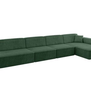 Narożnik prawostronny bez funkcji spania IREA-L3-v4 412x165x77 Zielony 775224 Narożnik prawostronny bez funkcji spania IREA-L3-v4 412x165x77 Zielony 775224