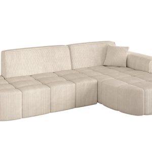 Narożnik prawostronny bez funkcji spania LIVO-L1 – 252x173x79,5 Beżowy 795944 Narożnik prawostronny bez funkcji spania LIVO-L1 – 252x173x79,5 Beżowy 795944