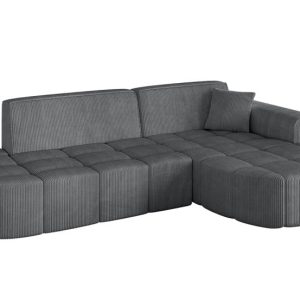 Narożnik prawostronny bez funkcji spania LIVO-L1 252x173x79,5 Grafitowy 795962 Narożnik prawostronny bez funkcji spania LIVO-L1 252x173x79,5 Grafitowy 795962