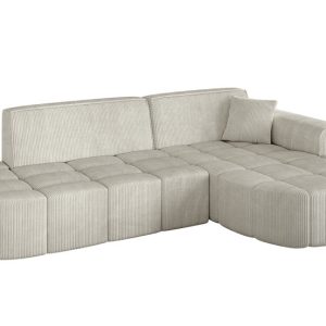 Narożnik prawostronny bez funkcji spania LIVO-L1 252x173x79,5 Kremowy 795968 Narożnik prawostronny bez funkcji spania LIVO-L1 252x173x79,5 Kremowy 795968