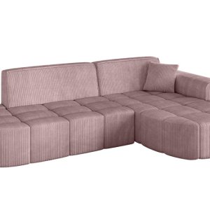 Narożnik prawostronny bez funkcji spania LIVO-L1 – 252x173x79,5 Różowy 796024 Narożnik prawostronny bez funkcji spania LIVO-L1 – 252x173x79,5 Różowy 796024