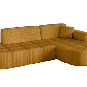 Narożnik prawostronny bez funkcji spania LIVO-L1 – 252x173x79,5 Żółty 796076 Narożnik prawostronny bez funkcji spania LIVO-L1 – 252x173x79,5 Żółty 796076
