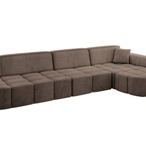 Narożnik prawostronny bez funkcji spania LIVO-L2 – 337x173x79,5 Brązowy 795963 Narożnik prawostronny bez funkcji spania LIVO-L2 – 337x173x79,5 Brązowy 795963