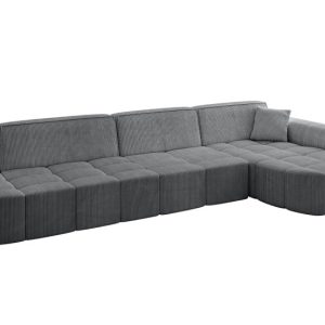 Narożnik prawostronny bez funkcji spania LIVO-L2 337x173x79,5 Grafitowy 796087 Narożnik prawostronny bez funkcji spania LIVO-L2 337x173x79,5 Grafitowy 796087