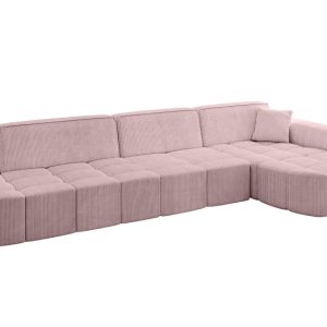 Narożnik prawostronny bez funkcji spania LIVO-L2 – 337x173x79,5 Różowy 796175 Narożnik prawostronny bez funkcji spania LIVO-L2 – 337x173x79,5 Różowy 796175