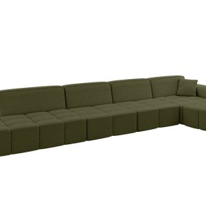 Narożnik prawostronny bez funkcji spania LIVO-L3 – 422x173x79,5 Zielony 796020