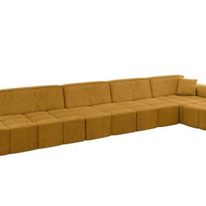 Narożnik prawostronny bez funkcji spania LIVO-L3 – 422x173x79,5 Żółty 795918