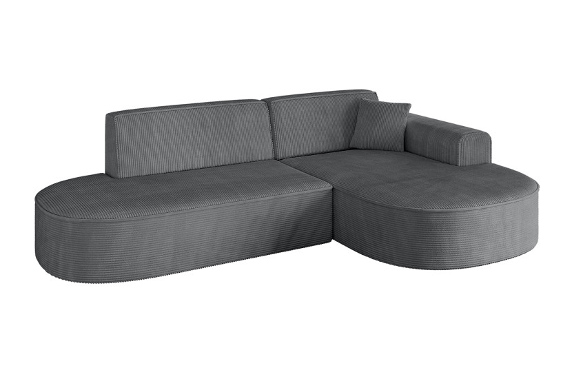 Narożnik prawostronny bez funkcji spania MARI-L1 243x171x79,5 Ciemnoszary 525068