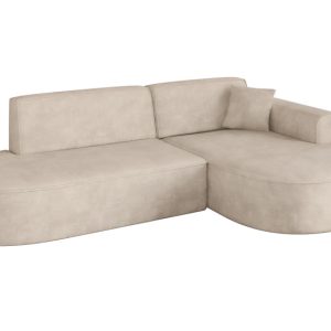 Narożnik prawostronny bez funkcji spania MARI-L1 243x171x79,5 cm Beżowy 710672 Narożnik prawostronny bez funkcji spania MARI-L1 243x171x79,5 cm Beżowy 710672
