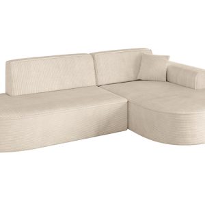 Narożnik prawostronny bez funkcji spania MARI-L1 243x171x79,5 cm Beżowy 525034 Narożnik prawostronny bez funkcji spania MARI-L1 243x171x79,5 cm Beżowy 525034