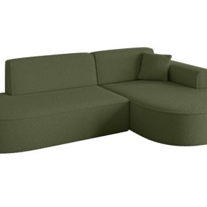 Narożnik prawostronny bez funkcji spania MARI-L1 243x171x79,5 cm Zielony 525061 Narożnik prawostronny bez funkcji spania MARI-L1 243x171x79,5 cm Zielony 525061