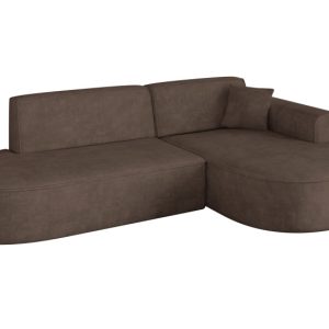 Narożnik prawostronny bez funkcji spania MARI-L1 243x171x79,5cm Brązowy 710675 Narożnik prawostronny bez funkcji spania MARI-L1 243x171x79,5cm Brązowy 710675