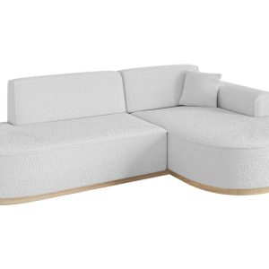 Narożnik prawostronny bez funkcji spania MARI-L1-v1 243x171x83 cm Biały 729244 Narożnik prawostronny bez funkcji spania MARI-L1-v1 243x171x83 cm Biały 729244