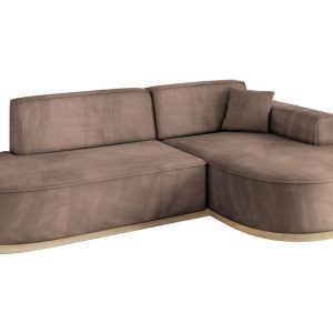 Narożnik prawostronny bez funkcji spania MARI-L1-v1 243x171x83cm Brązowy 729251 Narożnik prawostronny bez funkcji spania MARI-L1-v1 243x171x83cm Brązowy 729251