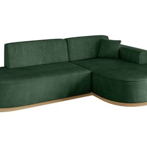 Narożnik prawostronny bez funkcji spania MARI-L1-v2 243x171x83 cm Zielony 729227 Narożnik prawostronny bez funkcji spania MARI-L1-v2 243x171x83 cm Zielony 729227