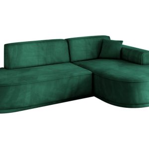 Narożnik prawostronny bez funkcji spania MARI-L1-v3 243x171x83 cm Zielony 769387 Narożnik prawostronny bez funkcji spania MARI-L1-v3 243x171x83 cm Zielony 769387