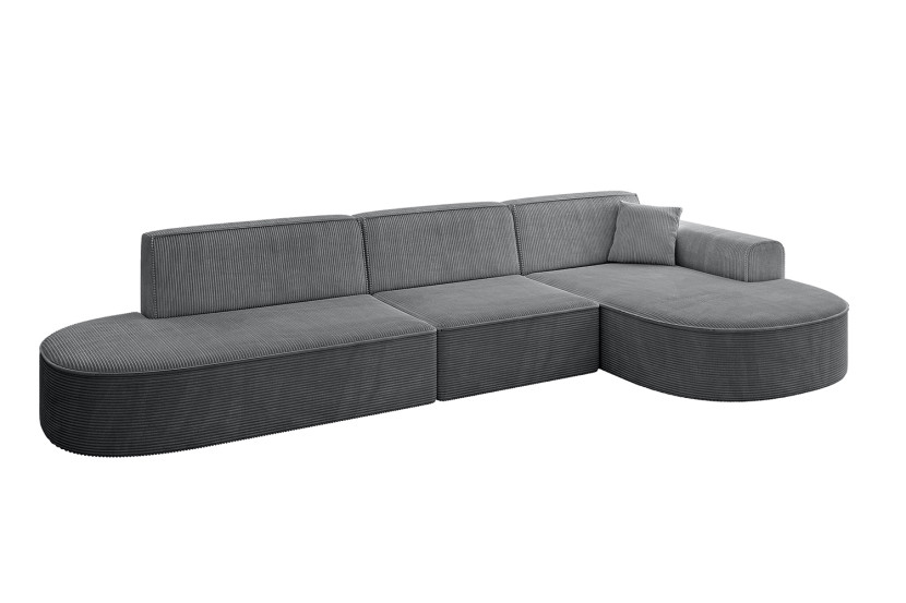 Narożnik prawostronny bez funkcji spania MARI-L2 328x171x79,5 Ciemnoszary 525064