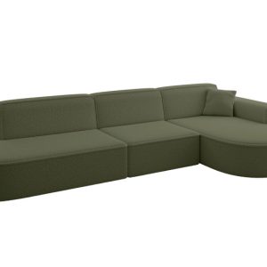 Narożnik prawostronny bez funkcji spania MARI-L2 328x171x79,5 cm Zielony 525018 Narożnik prawostronny bez funkcji spania MARI-L2 328x171x79,5 cm Zielony 525018