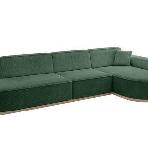 Narożnik prawostronny bez funkcji spania MARI-L2-v1 328x171x83 cm Zielony 729268 Narożnik prawostronny bez funkcji spania MARI-L2-v1 328x171x83 cm Zielony 729268