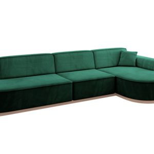 Narożnik prawostronny bez funkcji spania MARI-L2-v1 328x171x83 cm Zielony 729249 Narożnik prawostronny bez funkcji spania MARI-L2-v1 328x171x83 cm Zielony 729249