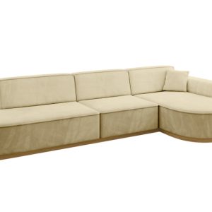 Narożnik prawostronny bez funkcji spania MARI-L2-v2 328x171x83 cm Beżowy 729297 Narożnik prawostronny bez funkcji spania MARI-L2-v2 328x171x83 cm Beżowy 729297