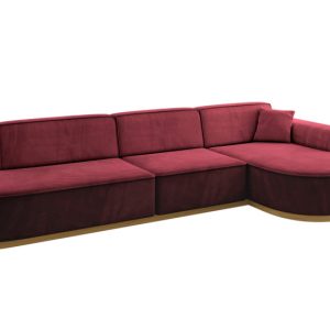 Narożnik prawostronny bez funkcji spania MARI-L2-v2 328x171x83 cm Bordowy 729377 Narożnik prawostronny bez funkcji spania MARI-L2-v2 328x171x83 cm Bordowy 729377