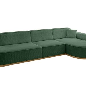 Narożnik prawostronny bez funkcji spania MARI-L2-v2 328x171x83 cm Zielony 729365 Narożnik prawostronny bez funkcji spania MARI-L2-v2 328x171x83 cm Zielony 729365