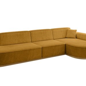 Narożnik prawostronny bez funkcji spania MARI-L2-v2 328x171x83 cm Żółty 729362 Narożnik prawostronny bez funkcji spania MARI-L2-v2 328x171x83 cm Żółty 729362