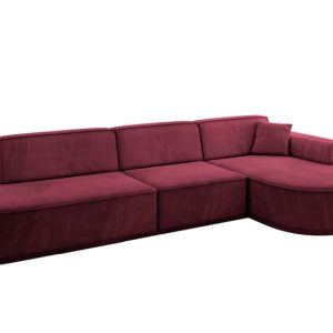 Narożnik prawostronny bez funkcji spania MARI-L2-v3 328x171x83 cm Bordowy 769467 Narożnik prawostronny bez funkcji spania MARI-L2-v3 328x171x83 cm Bordowy 769467