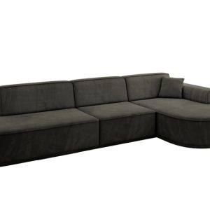 Narożnik prawostronny bez funkcji spania MARI-L2-v3 328x171x83 cm Czarny 769407 Narożnik prawostronny bez funkcji spania MARI-L2-v3 328x171x83 cm Czarny 769407