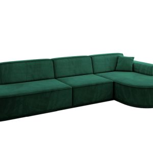 Narożnik prawostronny bez funkcji spania MARI-L2-v3 328x171x83 cm Zielony 769479 Narożnik prawostronny bez funkcji spania MARI-L2-v3 328x171x83 cm Zielony 769479