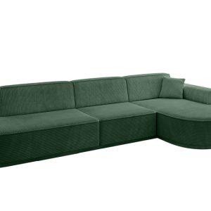 Narożnik prawostronny bez funkcji spania MARI-L2-v3 328x171x83 cm Zielony 769504 Narożnik prawostronny bez funkcji spania MARI-L2-v3 328x171x83 cm Zielony 769504