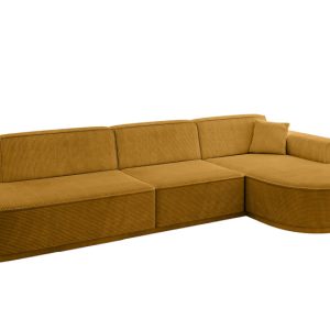 Narożnik prawostronny bez funkcji spania MARI-L2-v3 328x171x83 cm Żółty 769394 Narożnik prawostronny bez funkcji spania MARI-L2-v3 328x171x83 cm Żółty 769394