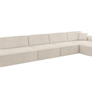 Narożnik prawostronny bez funkcji spania MARI-L3 413x171x79,5 cm Beżowy 525112 Narożnik prawostronny bez funkcji spania MARI-L3 413x171x79,5 cm Beżowy 525112
