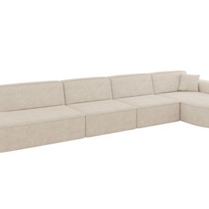 Narożnik prawostronny bez funkcji spania MARI-L3 413x171x79,5 cm Beżowy 710631 Narożnik prawostronny bez funkcji spania MARI-L3 413x171x79,5 cm Beżowy 710631