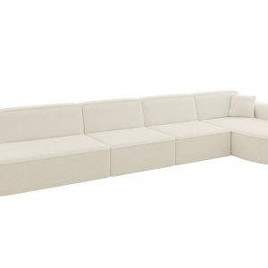 Narożnik prawostronny bez funkcji spania MARI-L3 413x171x79,5 cm Beżowy 525086 Narożnik prawostronny bez funkcji spania MARI-L3 413x171x79,5 cm Beżowy 525086