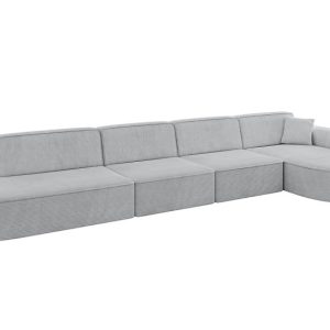 Narożnik prawostronny bez funkcji spania MARI-L3 413x171x79,5 cm Szary 525007 Narożnik prawostronny bez funkcji spania MARI-L3 413x171x79,5 cm Szary 525007