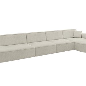Narożnik prawostronny bez funkcji spania MARI-L3 413x171x79,5cm Kremowy 525025 Narożnik prawostronny bez funkcji spania MARI-L3 413x171x79,5cm Kremowy 525025